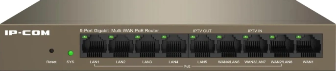 IP-COM M20-8G-PoE 9-портовый гигабитный PoE-маршрутизатор c 8 портами PoE с облачным управлением