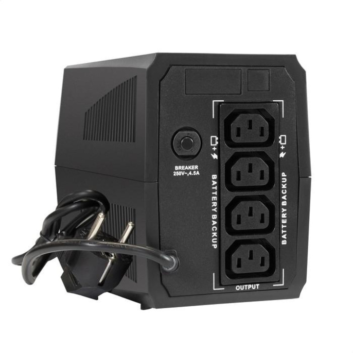 ИБП ExeGate SpecialPro UNB-500.LED.AVR.4C13 (500VA/300W, LED, AVR, 4*C13, батарея 12V 4.5Ah, Black) EX294608RUS
