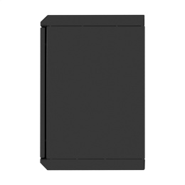Шкаф телекоммуникационный 10" настенный 9U ExeGate EC-WM-9U.280.G.BLACK (10”, 9U, 350x280x420mm (ШхГхВ), передняя дверь закаленное стекло, пыле- и влагозащита IP23, черный RAL 9004) EX298626RUS