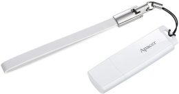 Накопитель USB Apacer AH336 64GB White (AP64GAH336W-1) (интерфейс: USB 2.0 Type-A, с колпачком, материал корпуса: пластик)