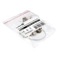 Модуль-вставка Keystone Jack RJ-45 ExeGate KJ-8P8C-SH-C6A-180-TL (Кат.6A, экранированная, 180 градусов, IDC Toolless (без инструмента)) EX297267RUS