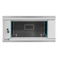 Шкаф телекоммуникационный 19" настенный 4U ExeGate EC-WM-4U.600.G.GREY 19”, 4U, 600x600x280mm ШхГхВ , передняя дверь закаленное стекло, съемные боковые панели, пыле- и влагозащита IP23, светло-серый RAL 7035 EX300263RUS