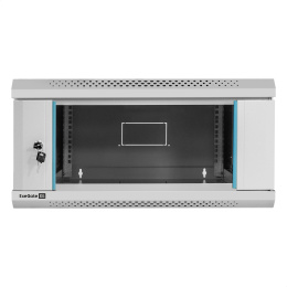 Шкаф телекоммуникационный 19" настенный 4U ExeGate EC-WM-4U.600.G.GREY 19”, 4U, 600x600x280mm ШхГхВ , передняя дверь закаленное стекло, съемные боковые панели, пыле- и влагозащита IP23, светло-серый RAL 7035 EX300263RUS