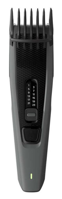 Машинка для стрижки волос Philips HC3525/15 (13 установок длины, ширина ножа: 41 мм, смозатачивающиеся металлические лезвия, 8 ч зарядки, 45 мин. автономной работы)