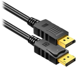 Bion Кабель DisplayPort v1.2, 20M/20M, 3840x2160@30Hz, экран, 1м, черный, позолоченные контакты [BXP-CC-DP-010]