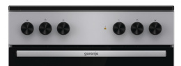 Электрическая плита Gorenje GEC6A11SG, стеклокерамика, без крышки, серый