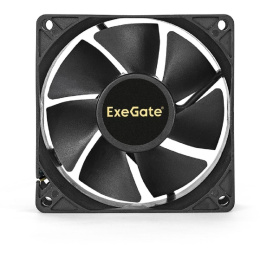 Вентилятор 12В DC ExeGate EX08025S3P 80x80x25 мм, Sleeve bearing подшипник скольжения , 3pin, 2200RPM, 22dBA EX283377RUS