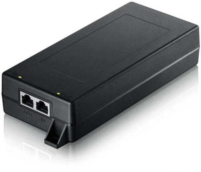 Инжектор Мультигигабитный PoE инжектор Zyxel PoE12-90W, 802.3af/at/bt 90 Вт , 2xRJ-45: 1/2.5/5/10G POE12-90W-EU0101F