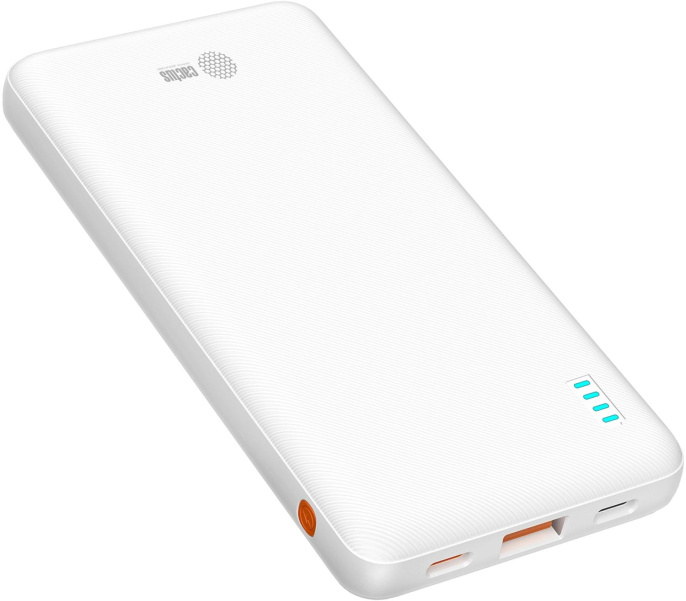Внешний аккумулятор (Power Bank) Cactus CS-PBFSBA-10000,  10000мAч,  белый