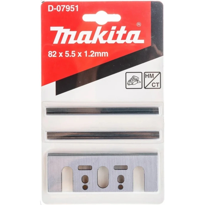 Ножи твердосплавные 2 шт. для электрорубанка Makita D-07951