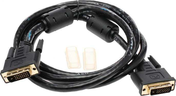 Кабель Buro DVI-D m DVI-D m 1.8м феррит.кольца (28190073)
