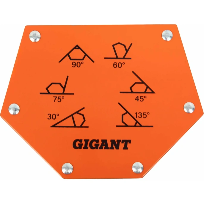 Угольник магнитный шестиугольник 75LBS (0, 45, 60, 75, 90, 135 град; усилие 34 кг) Gigant G-0515