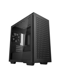 Корпус Deepcool CH370 без БП, боковое окно закаленное стекло , черный, mATX