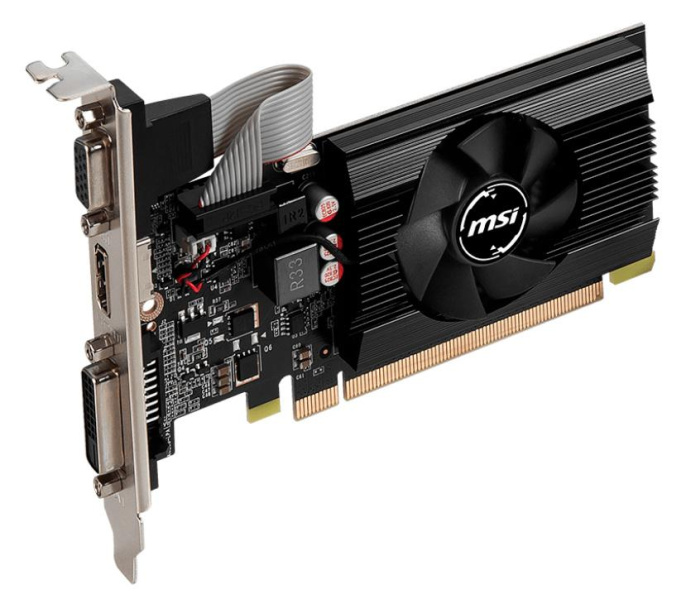 Видеокарта MSI NVIDIA GeForce GT 730 N730K-2GD3/LP 2ГБ DDR3, Low Profile, Ret