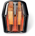 Тостер Philips HD2637/90, черный/серебристый