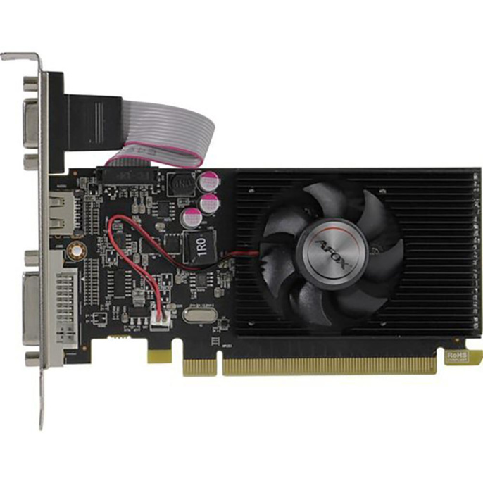 Видеокарта Afox R5 220 1GB GDDR3 64bit VGA DVI HDMI 1FAN LP RTL {30} AFR5220-1024D3L5