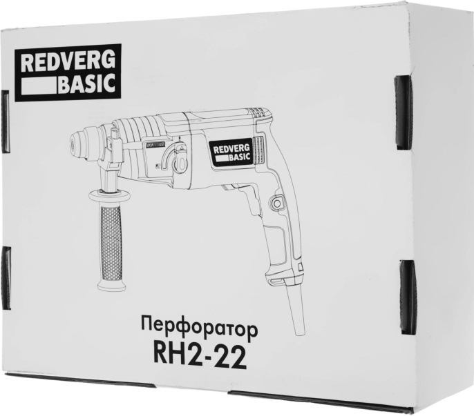 Перфоратор RedVerg RH2-22 Basic патрон:SDS-plus уд.:1.5Дж 600Вт