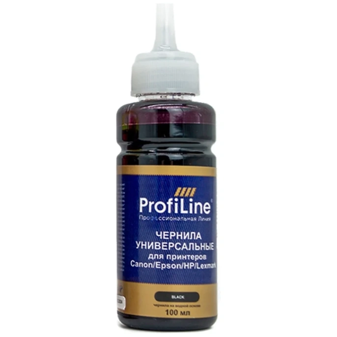 Чернила для Canon/Epson/HP/Lexmark ProfiLine Black 250 мл PL_INK_U_C/E/H/L_BK_250ml