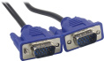 Кабель VGA Pro Cablexpert CC-PVGA-6 черный, 1.8м, 15M/15M, экран, феррит. кольца, пакет CC-PVGA-1.8M