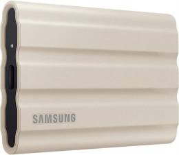 Внешний накопитель Samsung T7 Shield 1TB MU-PE1T0K/WW (бежевый), USB-C, запись - 1000МБ/с, чтение - 1050МБ/с
