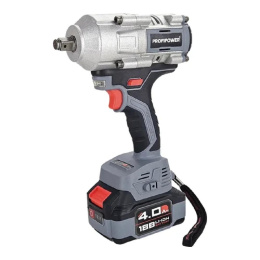 Аккумуляторный бесщеточный ударный гайковерт PROFIPOWER T-900N 20В,Li-ion-1шт, 4.0Ач, 900Нм, ударные головки 17/19/21мм, З/У, в кейсе [E0186M1/E0186]