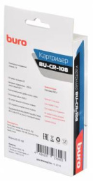 Картридер внешний Buro BU-CR-108, черный