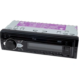 Автомагнитола FIVE 1din, белая, Bluetooth, USB, AUX, SD, FM, 4х50 F24W FIVE F24W