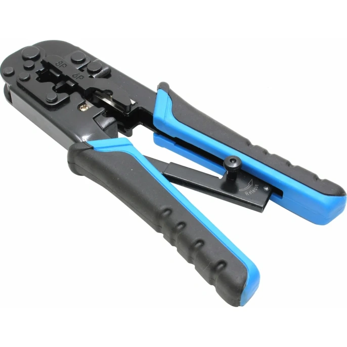 Обжимные клещи для обжима коннекторов 5bites 8P, 6P, 4P фиксатор и зачистка LY-T5684R