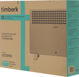 Конвектор Timberk Legend T-EC1000-S1M,  1000Вт,  с терморегулятором, белый