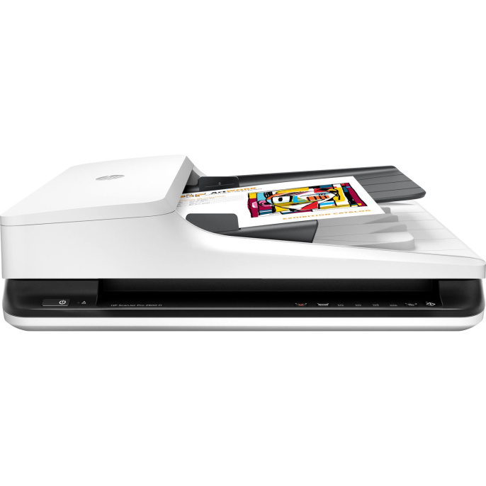 Сканер HP ScanJet Pro 2500 f1 L2747A {CIS, A4, 1200dpi, 24bit, USB 2.0, ADF 50 sheets, Duplex, 20 ppm/40 ipmr }