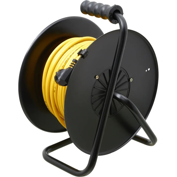 Силовой удлинитель на катушке Inforce 4 гнезда, с/з ПВС 3х1,5 16A 30м IP44 GRANITE ZG 09-15-05