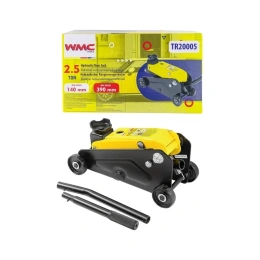 Подкатной гидравлический домкрат WMS Tools 2.5т, h min 140 мм, h max 390 мм WMC-TR20005