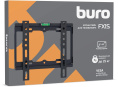 Кронштейн для телевизора Buro FX1S, 15-48", настенный, фиксированный,  черный [bm25a52ff0]