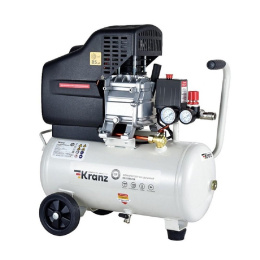 Kranz KR-16-1151 Компрессор воздушный KR-1500/24, 1500Вт, 230 л/мин, 24л