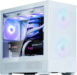 Корпус Zalman P30 AIR Белый материал: сталь, окно: закалённое стекло, 1xUSB 3.0, 1хUSB Type-C, без БП, 2x2.5"/3.5", 3x2.5", 5 слотов расширения, mATX, длина видеокарты: 392