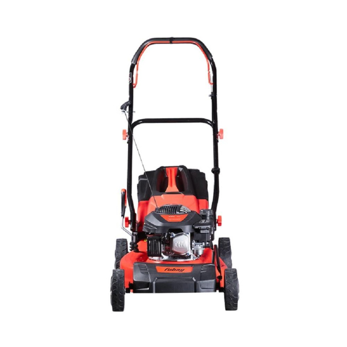 FUBAG Газонокосилка бензиновая FPL 46 мощность 2,5, двигатель 4 тактный не самоходна, ширина скаш 46 см, высота скаш мм 29/34/42/47/55/64/73 , Мульчирование нет, травосборника, л 55 [31776]