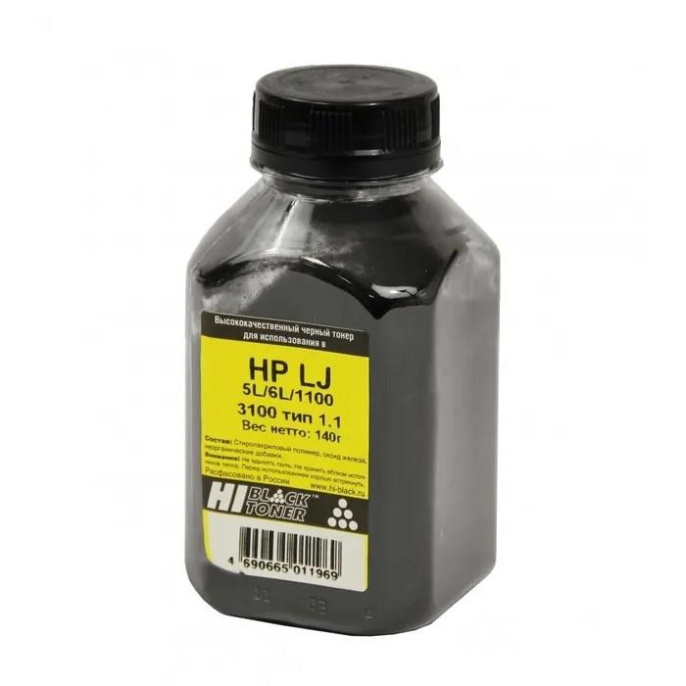 Hi-Black Тонер для HP LJ 5L/6L/1100/3100 Тип 1.1, 140 г, банка, C4092A/EP-22