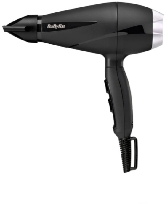 Фен Babyliss 6710DE (2100 Вт, AC мотор, ионизация, независимая регулировка температуры, кабель питания 2.8 м, цвет: черный)