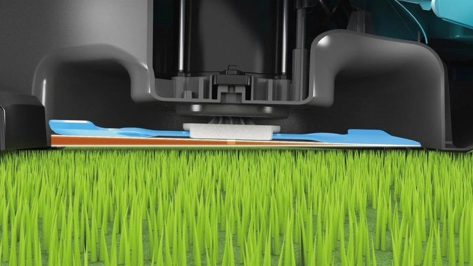 Газонокосилка аккумуляторная Makita LM004GM103,  43см, несамоходная,  4Ач, с 1 АКБ, с ЗУ