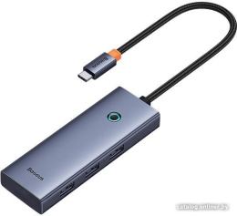 Хаб Baseus BS-OH150 UltraJoy Series 5 портов Type-C до HDMI4K@30 Гц*1+USB 3.0*3+PD*1 Space Grey B00052801811-00
