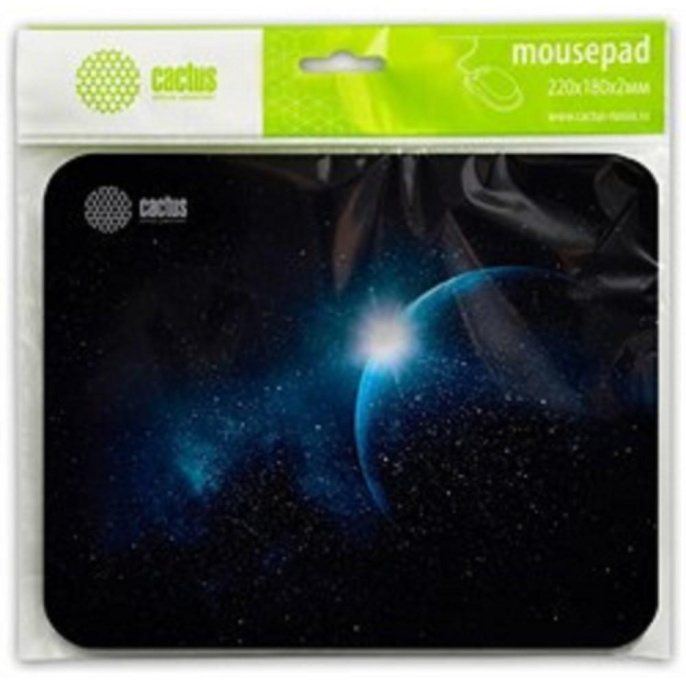 Коврик для мыши Cactus Space рисунок, ткань, 220х180х2мм [cs-mpc-p04xs]