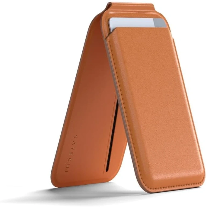 Кошелёк-подставка Satechi Magnetic Wallet Stand - Orange ST-VLWO