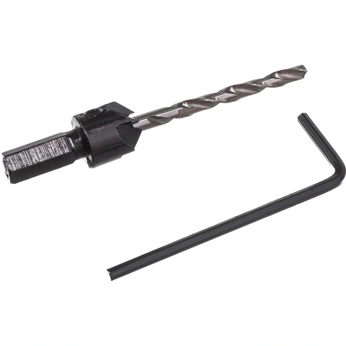 Сверло пилотное по дереву и зенкер №8 для шурупов 4 мм, размер №10 Gigant GT-064