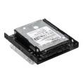 Салазки переходник ExeGate HD-22T3M для установки 2xHDD/SSD 2.5" в отсек 3.5" металлические EX292544RUS