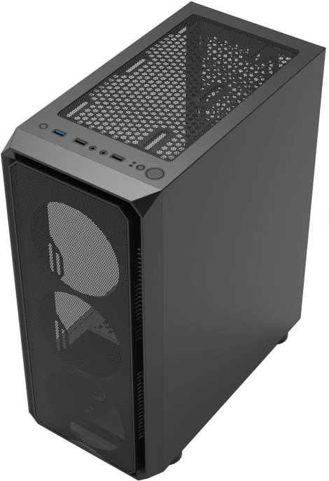 Корпус Bloody CC-126 черный без БП ATX 8x120mm 2xUSB2.0 1xUSB3.0 audio bott PSU (CC-126-BK)