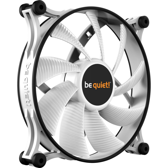 Кулер для корпуса Case Cooler be quiet! SHADOW WINGS 2 140mm PWM White 140x140x25mm, 4-pin PWM, 49.8CFM, 14.9dBA, 900RPM, White BL091