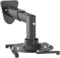 Кронштейн для проектора Cactus CS-VM-PR05B-BK, до 10кг, настенный, поворот и наклон, черный