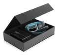 Набор подарочный мужской Piquadro Blue Square, кожа натуральная, черный [cubox15b2r/n]