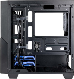 Корпус Hiper CYCLOPS BR черный без БП mATX 6x120mm 1xUSB2.0 1xUSB3.0 audio bott PSU