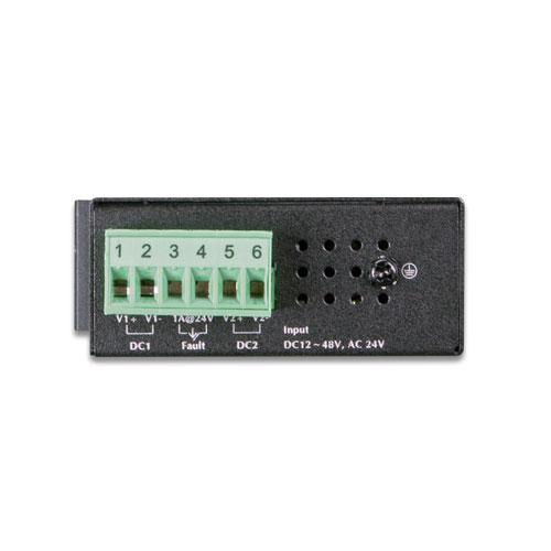 ISW-500T коммутатор для монтажа в DIN рейку/ IP30 Compact size 5-Port 10/100TX Fast Ethernet Switch -40~75 degrees C